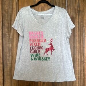 Cato Women’s Short Sleeve Sleep Top